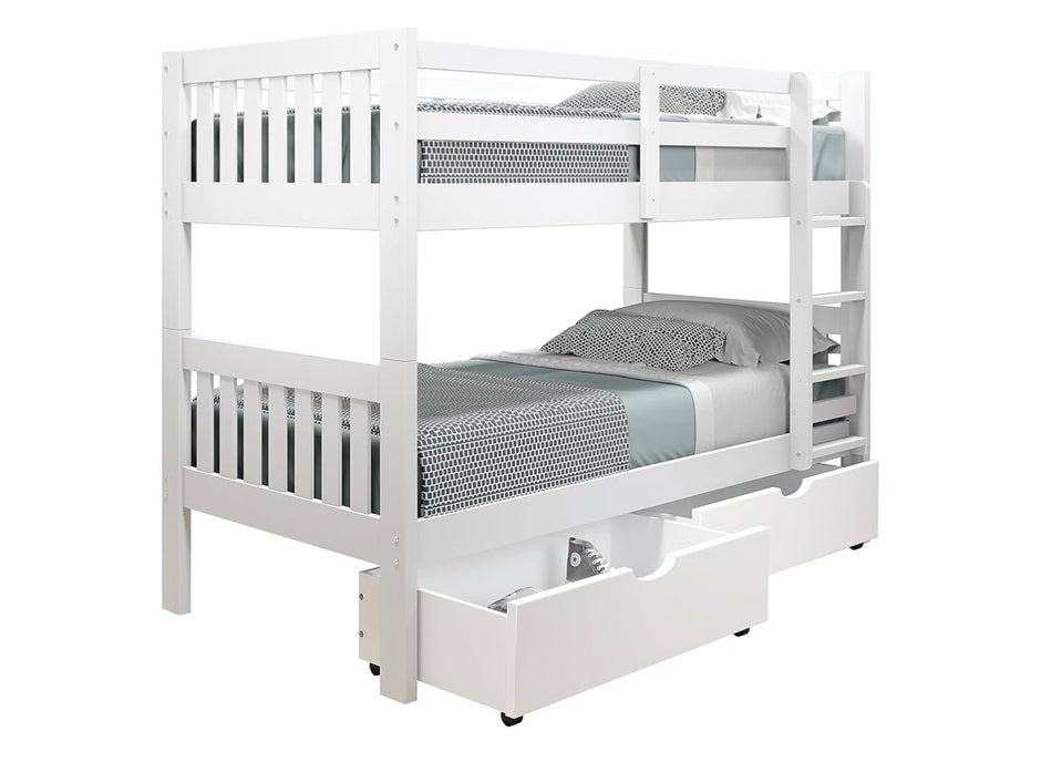 1010-3TTW Litera Mission Twin/Twin con cajones 