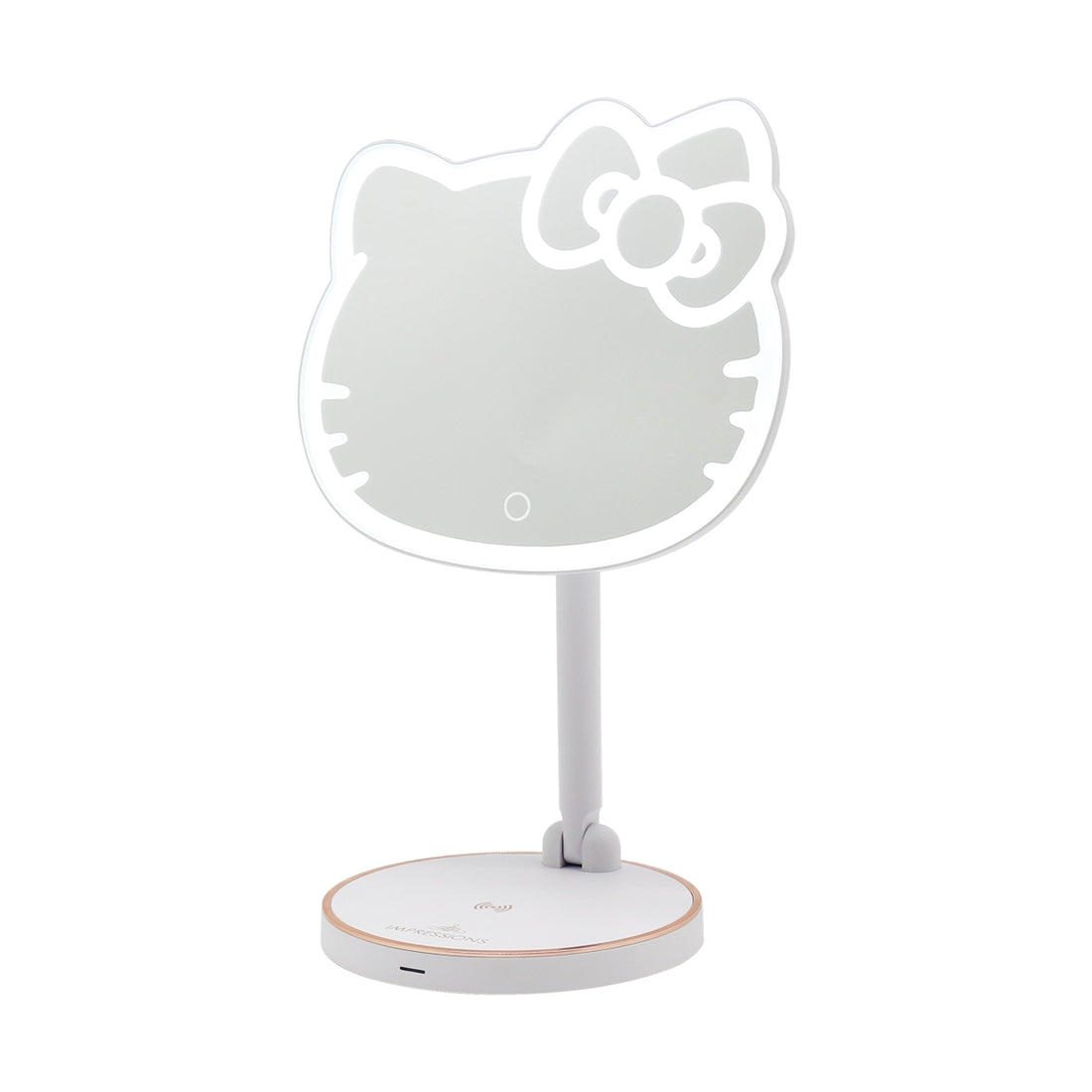 Espejo de maquillaje recargable LED de Hello Kitty