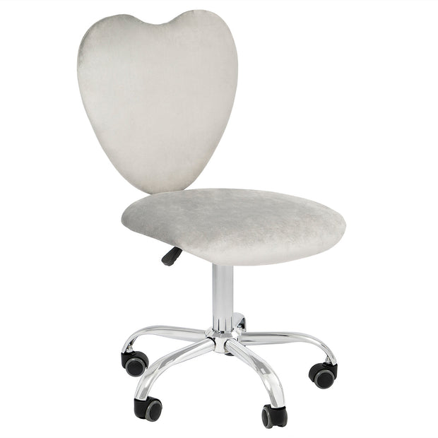 SILLA DE TOCADOR GIRATORIA CON FORMA DE CORAZÓN
