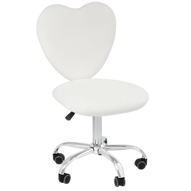 SILLA DE TOCADOR GIRATORIA CON FORMA DE CORAZÓN