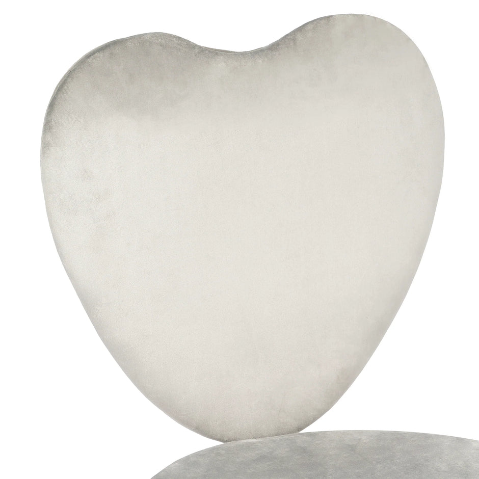 HEART SWIVEL VANITY CHAIR