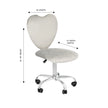 HEART SWIVEL VANITY CHAIR