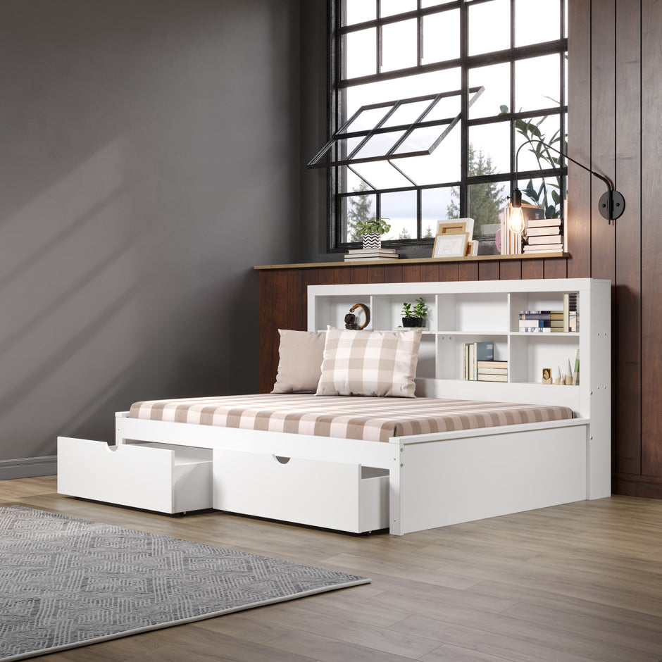 1733-TW Sofá-cama con estantería doble 