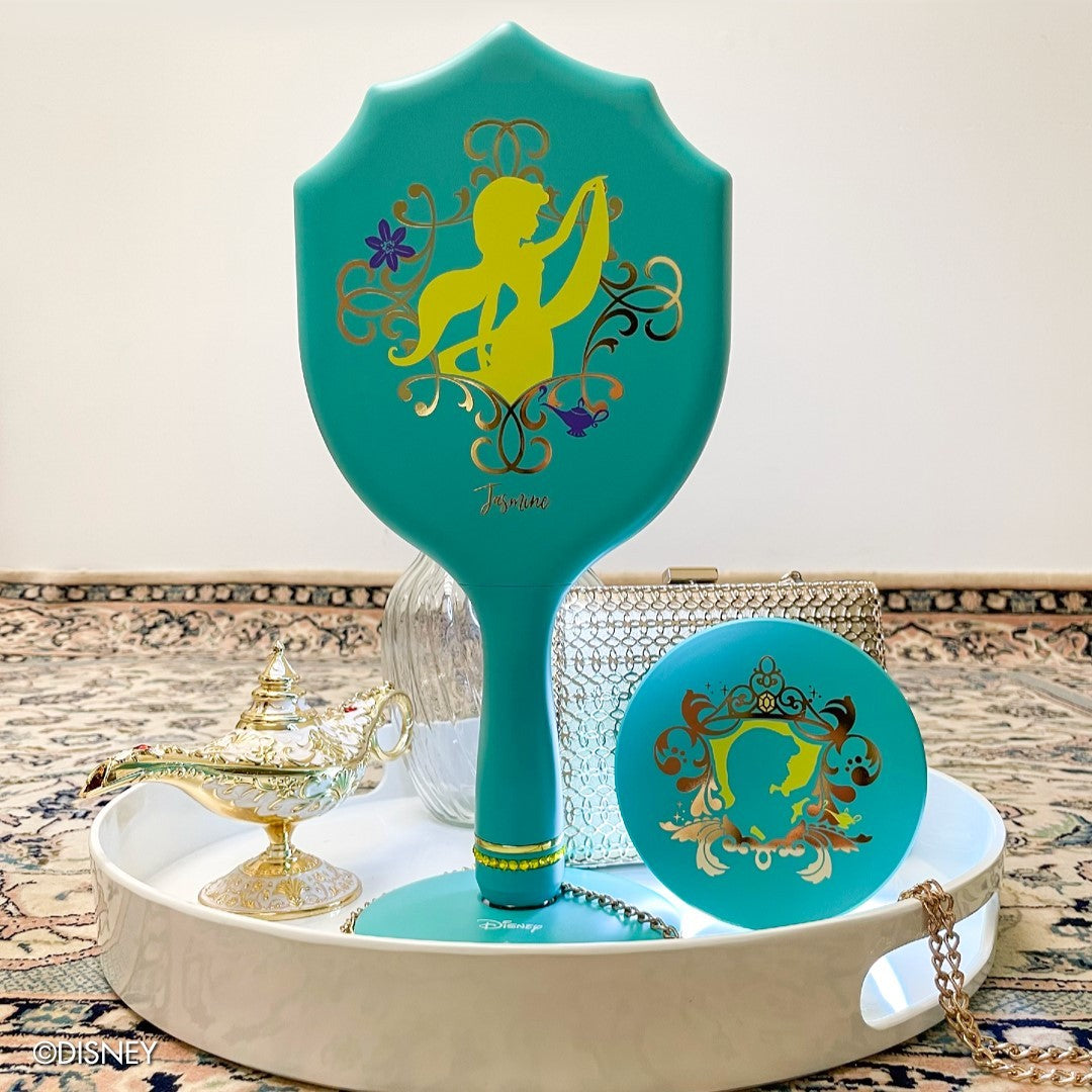 Jasmine LED Handheld Makeup Mirror With Standing Base