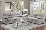 9333 Sofá Holleman Gris + Loveseat