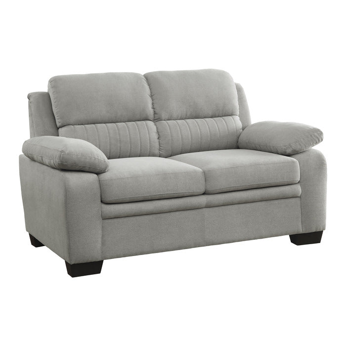 9333 Sofá Holleman Gris + Loveseat