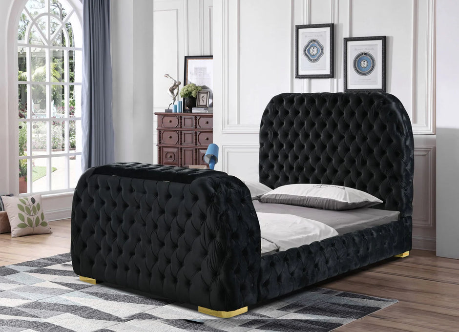 5115 Cama Natalia Negra