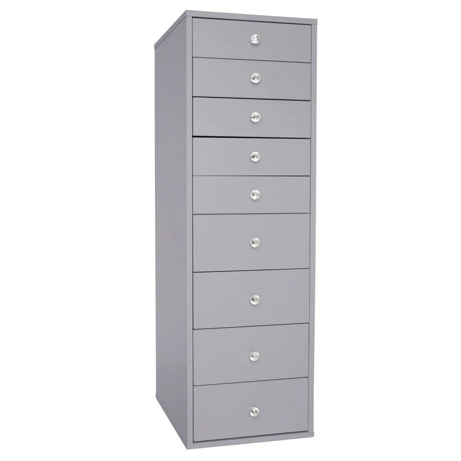 Mueble de almacenamiento para maquillaje SlayStation de 9 cajones en color negro