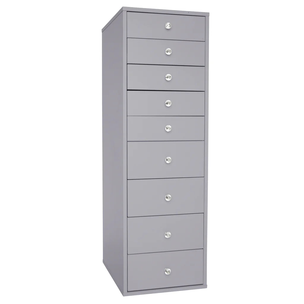 Mueble de almacenamiento para maquillaje SlayStation de 9 cajones en color negro