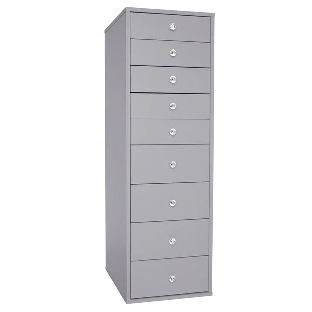 Mueble de almacenamiento para maquillaje SlayStation de 9 cajones en color negro