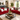 2022 Red Sofa + Loveseat Nailheads