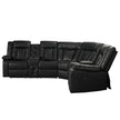 Sillón reclinable seccional Splendor SH8896BLK