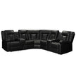 Sillón reclinable seccional Splendor SH8896BLK