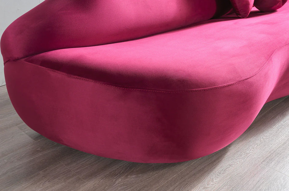 Loveseat de terciopelo Lips de 81