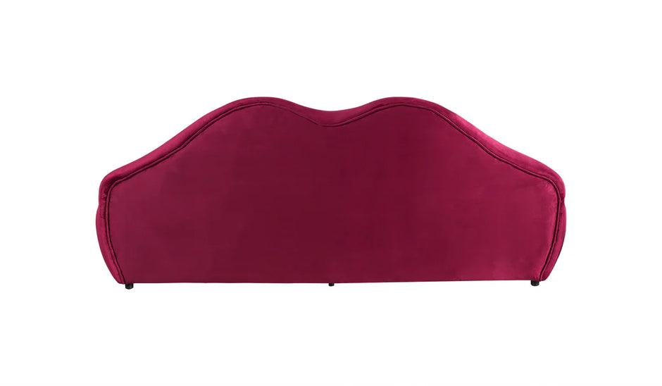 Loveseat de terciopelo Lips de 81