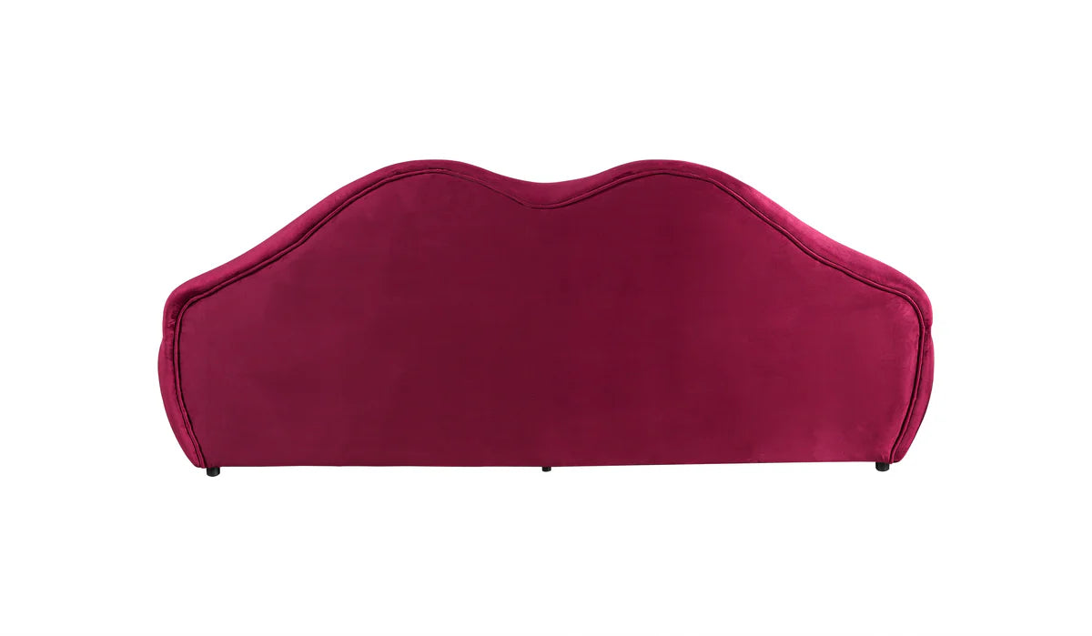 Loveseat de terciopelo Lips de 81