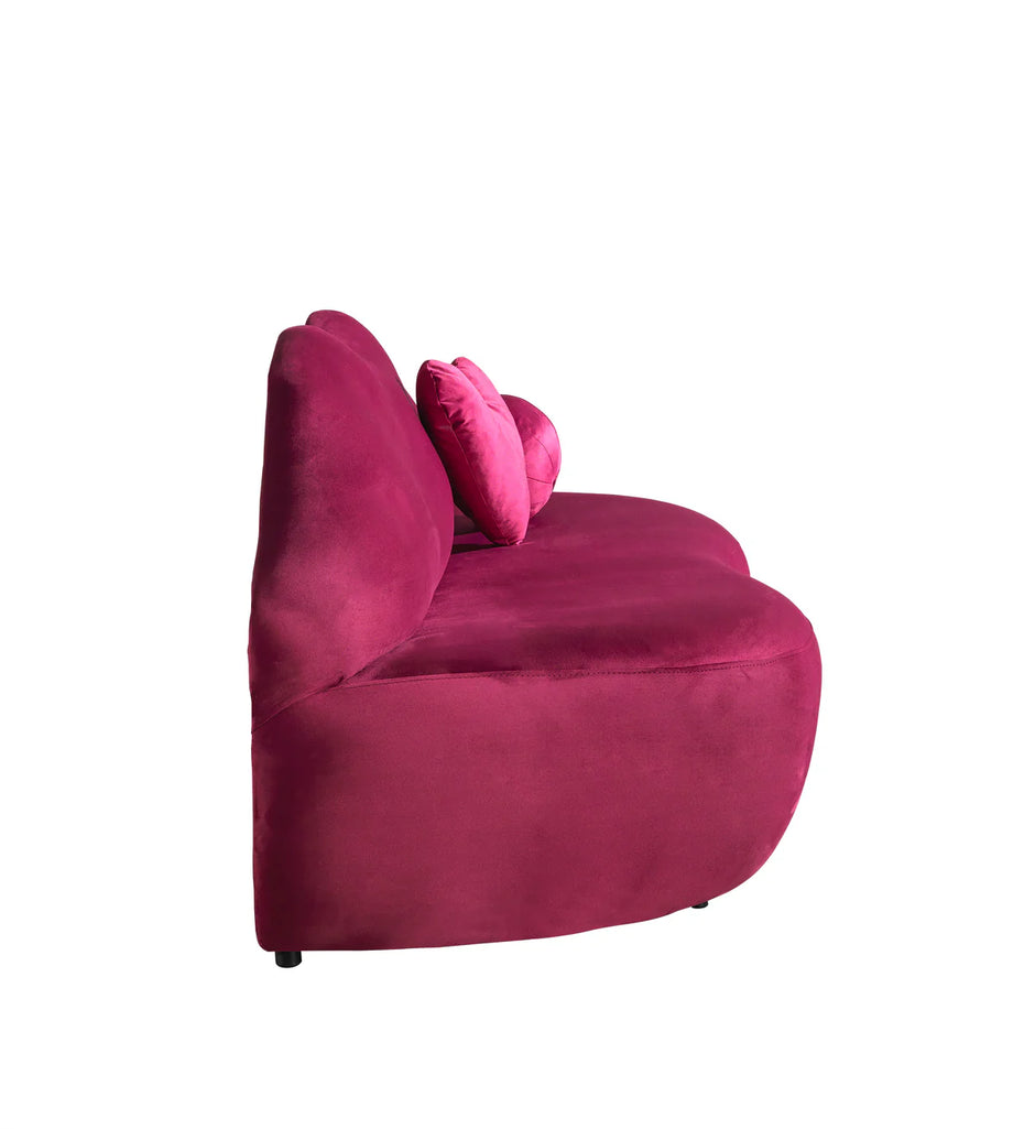 Loveseat de terciopelo Lips de 81