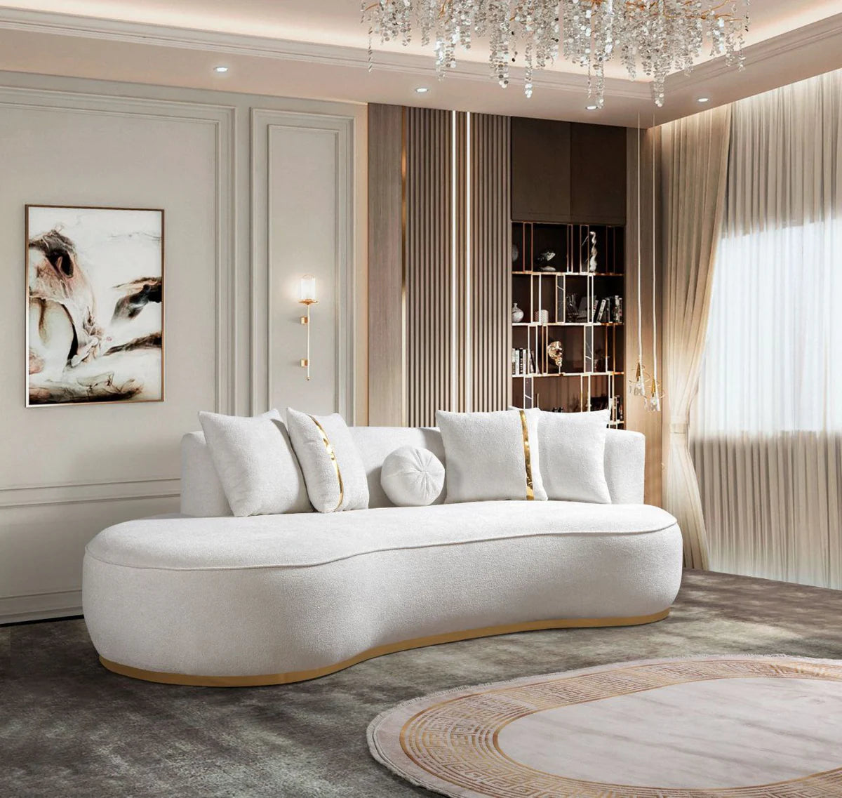 Seccional Ella Boucle Lounge