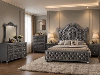 B2100 CAMEO PANEL BEDROOM SET