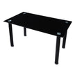 5538 Black Florian Juego de comedor de 7 piezas