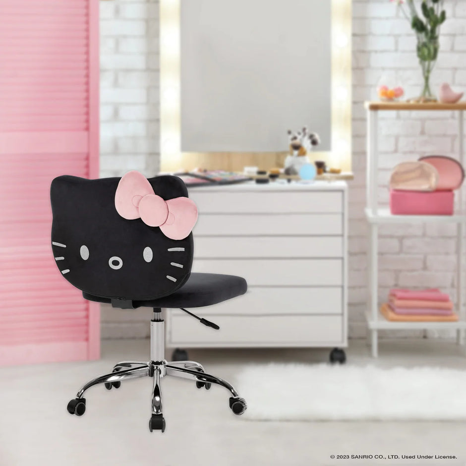 Sillón giratorio de tocador Hello Kitty Kawaii