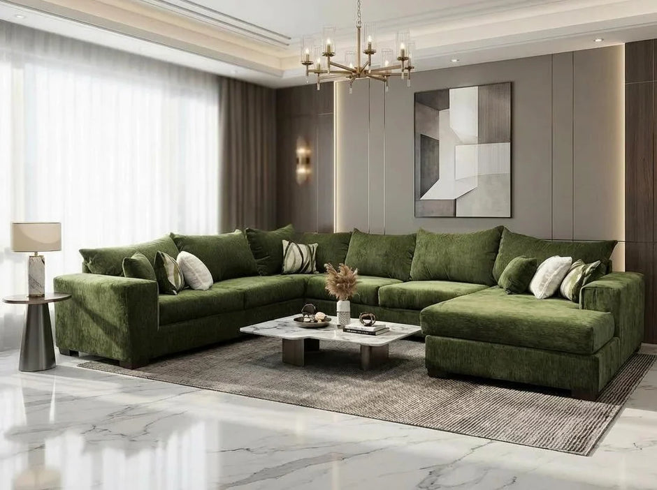 S320 Cactus Green Sectional