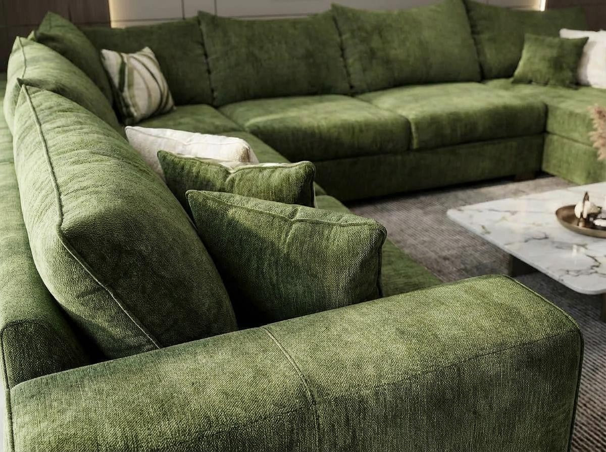 S320 Cactus Green Sectional