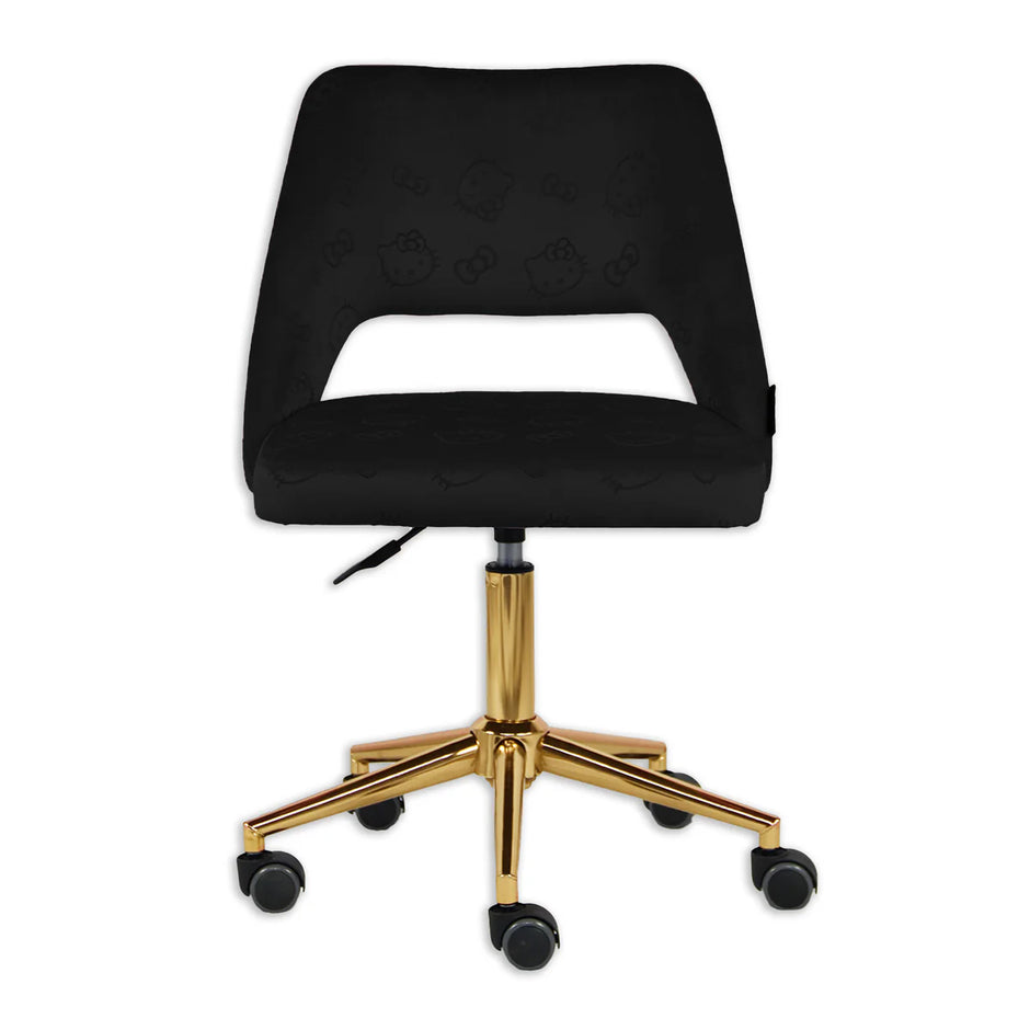 Silla de tocador giratoria blanca Hello Kitty Kawaii