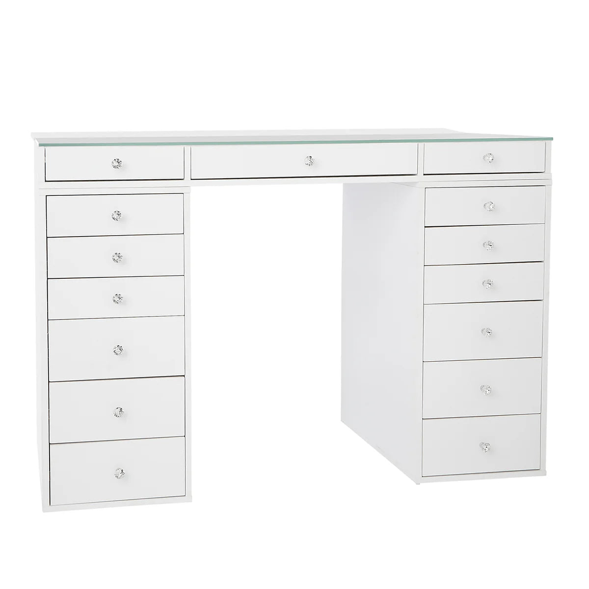 Paquete de muebles de sobremesa SlayStation Pro 2.0 + espejo de tocador + 6 cajones