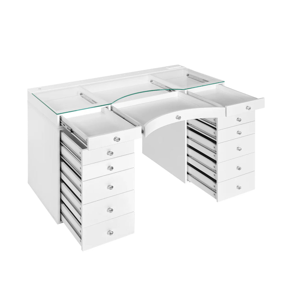 Tocador Slaystation Concave Plus 2.0 con luz LED