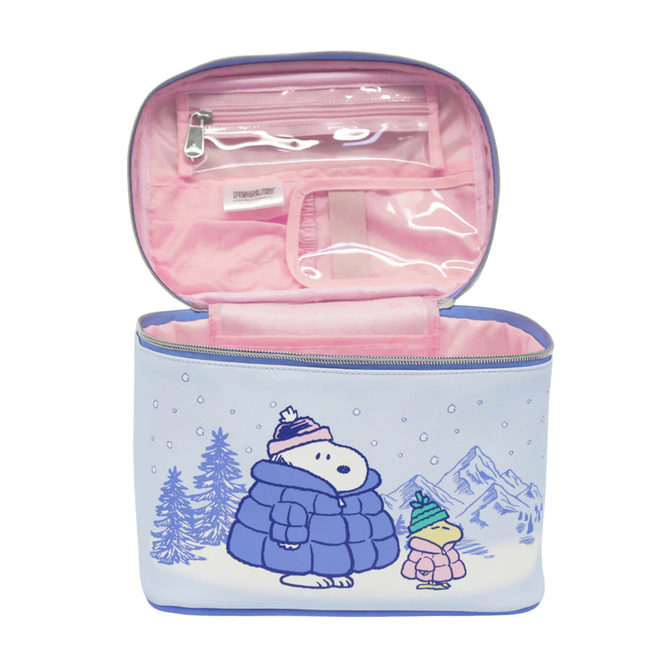 Estuche de maquillaje de invierno de Peanuts Snoopy