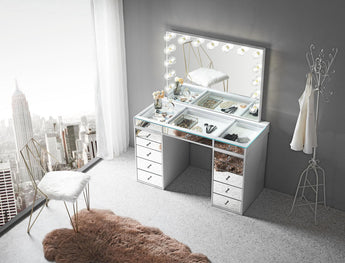 Paquete de mesa con espejo SlayStation Plus 2.0 + 5 cajones