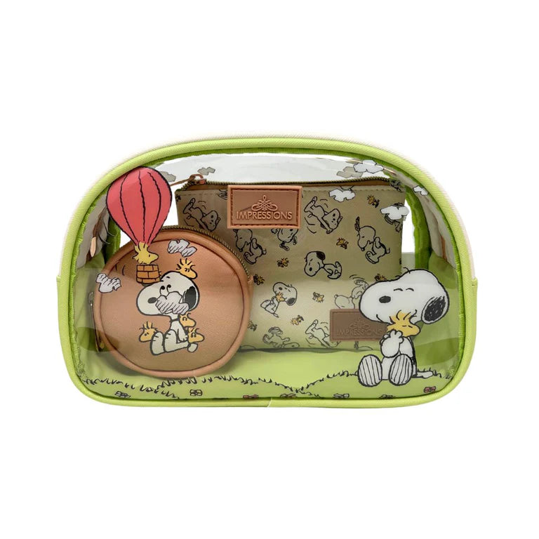 Set de 3 neceseres de maquillaje de Peanuts Snoopy