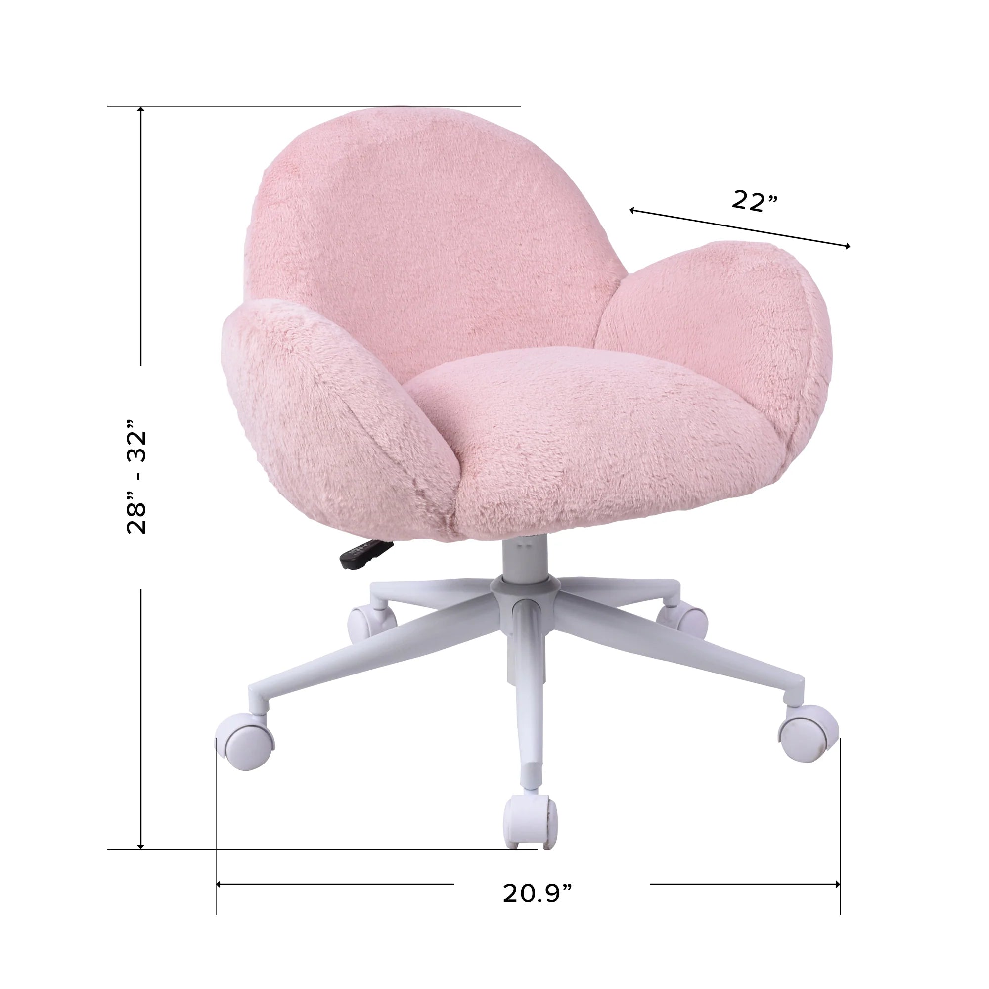 Cloud Pink Vanity Chair
