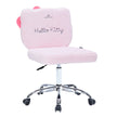 Silla de tocador giratoria blanca Hello Kitty Kawaii