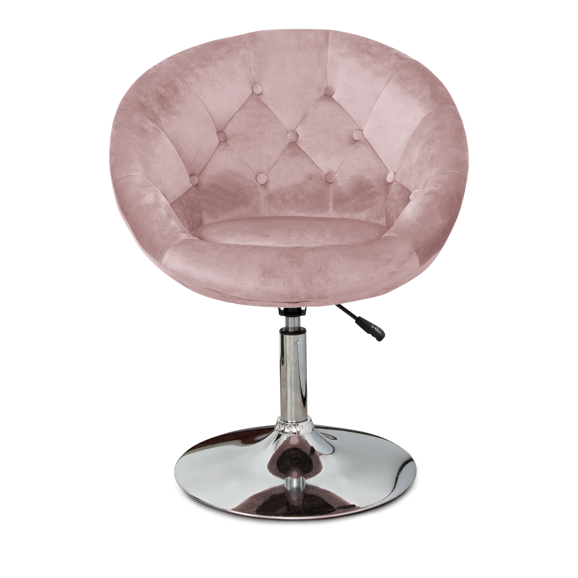 Sillón de tocador redondo con mechones Antoinette