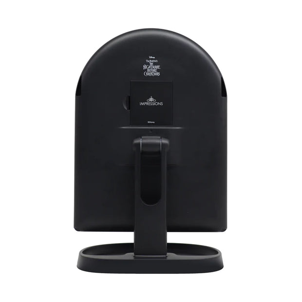 Espejo de maquillaje LED triple con diseño de Jack Skellington y Sally Arch