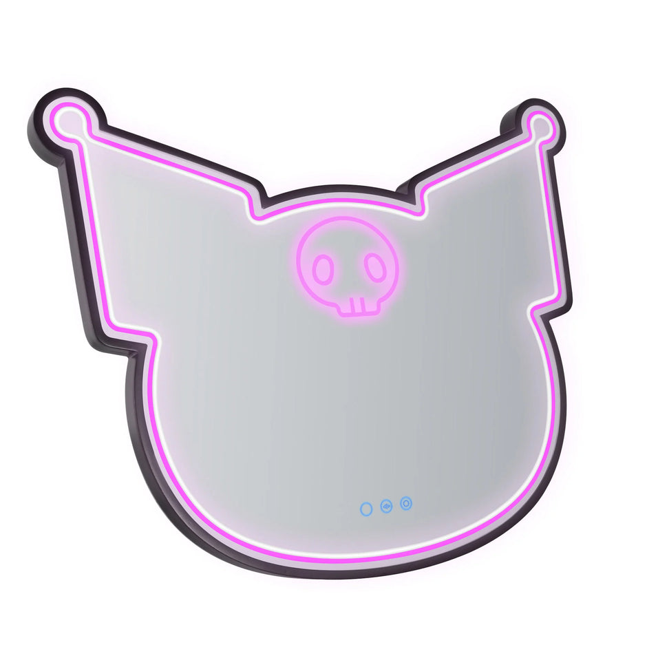 Espejo de pared Kuromi Neon RGB