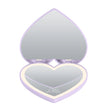 Espejo compacto con forma de corazón LED “Lovely Ribbon” de Kuromi
