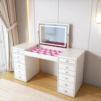 Tocador SlayStation® Madison con espejo LED abatible
