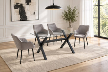 Madrid Grey Dining Set