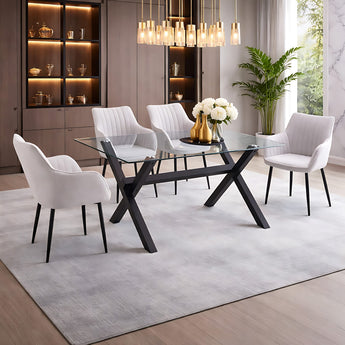 Madrid Beige Dining Set