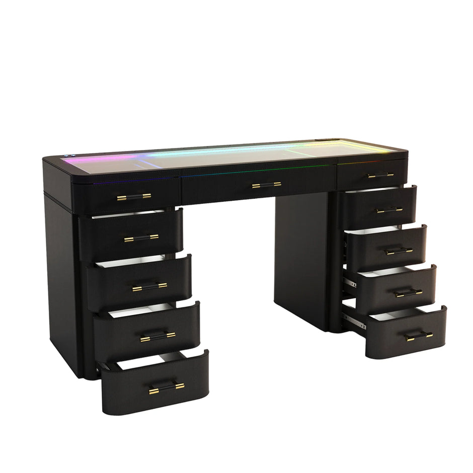 Tocador SlayStation Maison Premium con luz RGB y espejo