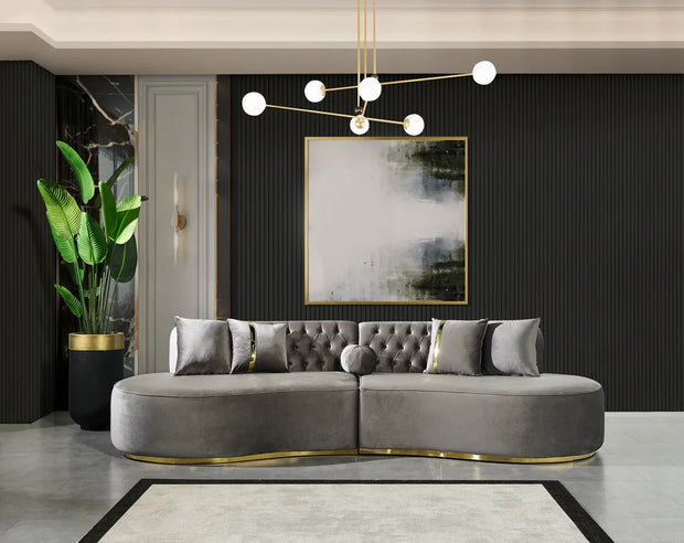 Ella Curved 130" Sectional