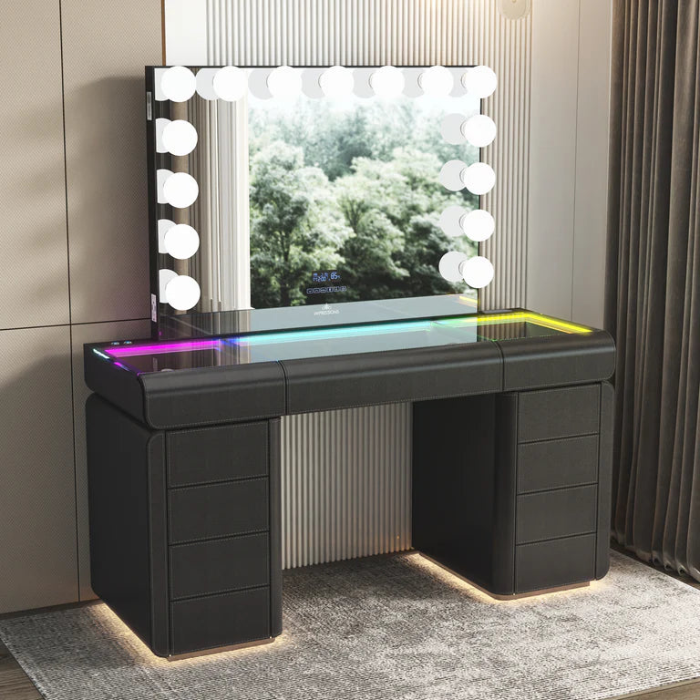 Tocador SlayStation Palazzo Premium con luz RGB y espejo