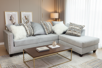 2019 Silver Sectional Nailheads