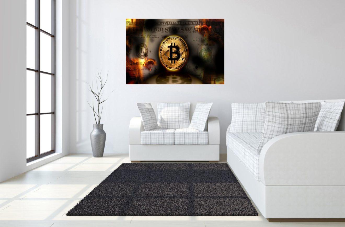 Vidrio templado con lámina -Dollar Down