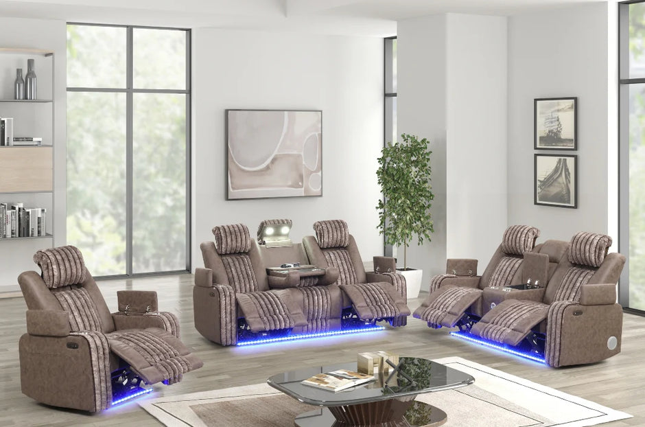 Conjuntos de sillones reclinables Lita S4225
