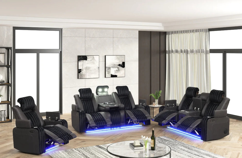 Conjuntos de sillones reclinables Lita S4225