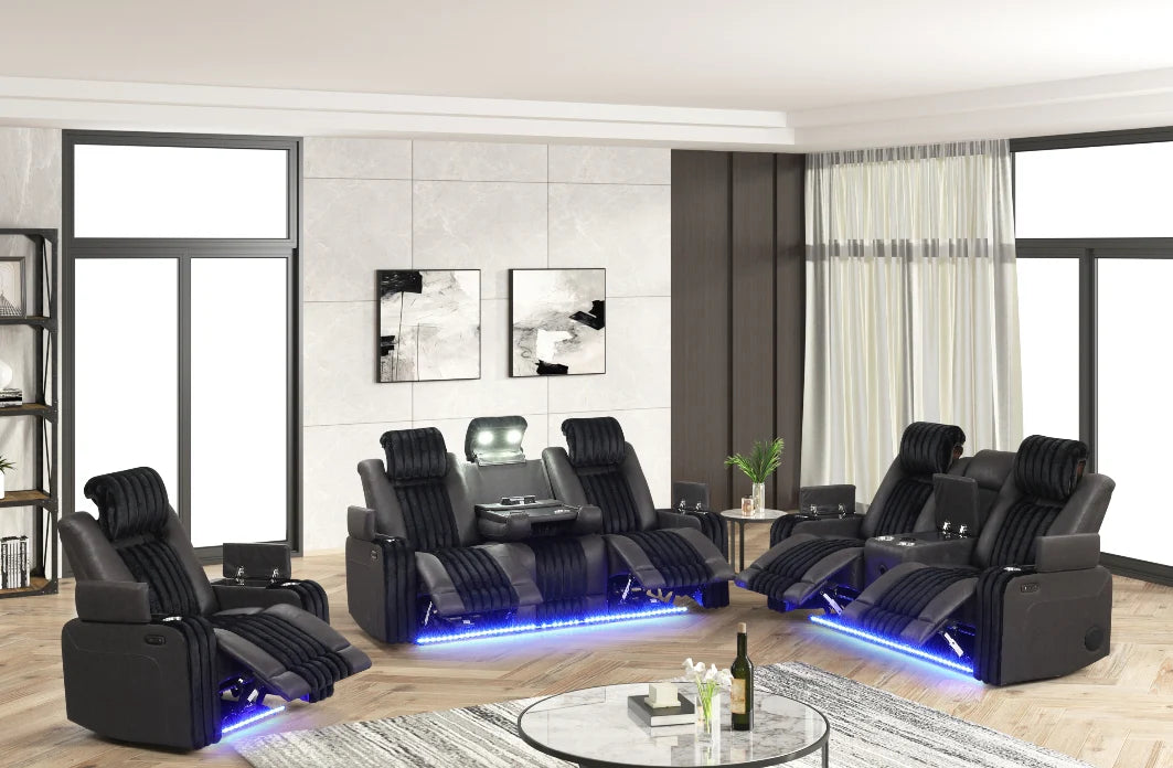 Conjuntos de sillones reclinables Lita S4225